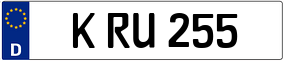 Truck License Plate